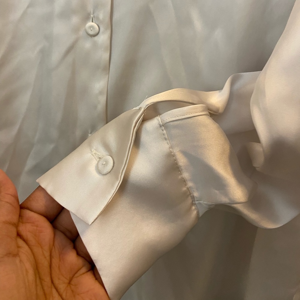 Oversize Zara Button Down Blouse - image 3